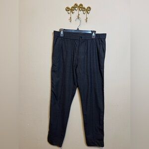 Men's Michael Kors Charcol Pants. Elastic waist with drawstring. Size L
